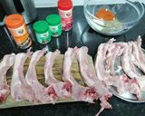A picture of step 1 of Pork spare ribs.