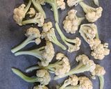 烤白花椰菜的食譜步驟1照片