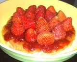 Foto langkah ke 10 dari resep Strawberry Cheesecake Ekonomis.