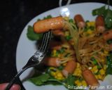 A picture of step 16 of Sausage spaghetti.