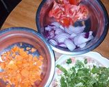 A picture of step 2 of Liver stew.