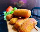 A picture of step 10 of Cheesy Potato & Chicken Cutlets.