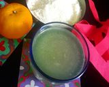 A picture of step 4 of Orange powder mix.