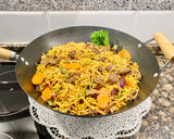 Foto del paso 7 de la receta: Spaghetti con ternera al estilo chino “sin gluten”