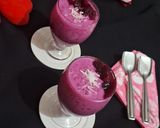 A picture of step 8 of Pink Dragon fruit Sago pudding dessert.