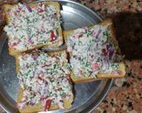 A picture of step 2 of Sooji Toast.