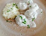 Foto del paso 17 de la receta: Albóndigas de berenjena y soja en salsa de setas