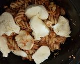A picture of step 5 of My Slow cooked Chicken Parmesan Pasta. Just Dig In!! 💖.