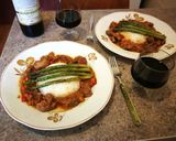 Foto del paso 7 de la receta: Mollejas en salsa al Oporto con arroz y espárragos trigueros