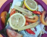 Gambar langkah 1 resipi Siakap stim lemon.