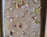 A picture of step 3 of Peanuts Burfi.