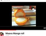 A picture of step 3 of Mawa mango Roll.