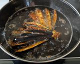 A picture of step 5 of Fried aubergine.