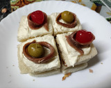 Foto del paso 3 de la receta: Bocaditos de mascarpone con atún y anchoas