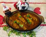 A picture of step 5 of Chicken 🐔 seekh kabab curry.