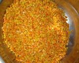 A picture of step 1 of Moong dall ka halwa.
