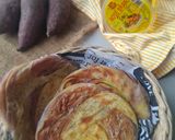 Foto langkah ke 7 dari resep Roti Maryam Ubi Ungu.