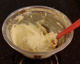 A picture of step 6 of Cold Oven Pound Cake Cupcakes with Milk Chocolate Ganache Cream.