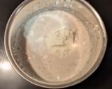 A picture of step 3 of Eggless banana walnut cake.