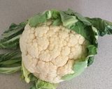 A picture of step 1 of Cauliflower Cheese with Bacon bits.