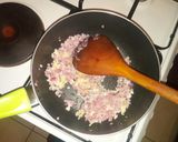 A picture of step 2 of Lentils in coconut sauce.