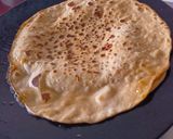 A picture of step 5 of Jaggery partha.