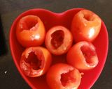A picture of step 4 of Stuffed Tomatoes in Makhni Gravy.