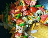 A picture of step 2 of Chicken Thukpa- Nepali style.