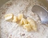 A picture of step 5 of Healthy Chia Seeds, Almonds, banana and Oats Pudding : 10 minutes Power breakfast on the go.