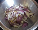 A picture of step 1 of Malabari dry roast egg curry.