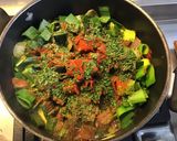 Une image de l'étape 6 de Soupe automnale aux poireaux courgettes tomates et concombre.