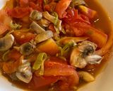 Hình bước làm 2 của món Bún riêu chay