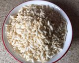 A picture of step 1 of Mamrana ladoo.
