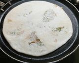 A picture of step 5 of Muli paratha.