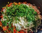 Foto del paso 2 de la receta: CAPELLINI🍝Al Hogao Colombiano, con Curry y Cilantro...!😋