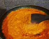 A picture of step 2 of Red chilli chutney.