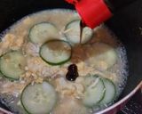 Foto langkah ke 2 dari resep Nasi Siram Timun Telur.