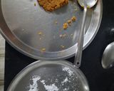 A picture of step 3 of Mathura style peda.