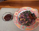 Foto langkah ke 3 dari resep Bubur manado beras merah .