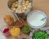 A picture of step 12 of Dahi Bhalla Papadi Bliss.