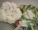 Foto del paso 1 de la receta Coliflor con bacon y nueces, gratinada