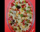 A picture of step 12 of Navratan pulao 🥰.