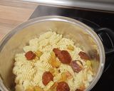 Foto del paso 6 de la receta: Radiatori de queso con chorizo y puerros