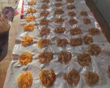 A picture of step 2 of Sun dried Rice flour Vadis.