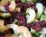 A picture of step 1 of Cucumber and raisins salad.