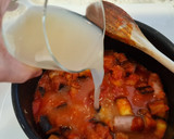 Foto del paso 4 de la receta: Guiso de salchichas con berenjenas y tomate