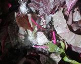 A picture of step 2 of Laal Saag Bhaji.