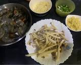 Udang kukus jamur bawang putih langkah memasak 1 foto