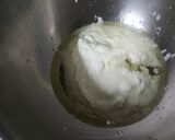 A picture of step 1 of Kulfi flavoured tres letches cake.