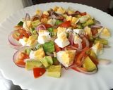 A picture of step 3 of Avocado egg salad.